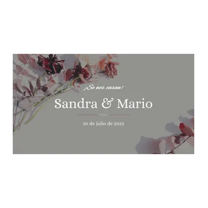 invitacion de boda online diseño orion
