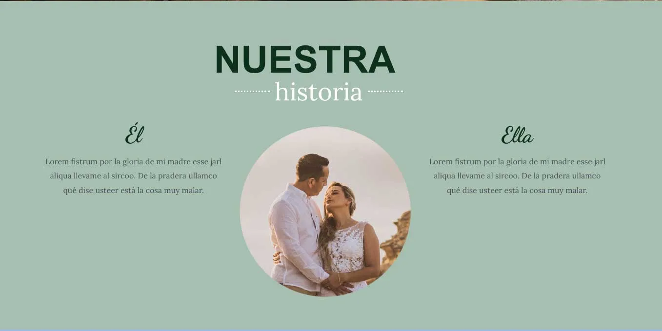 invitacion-boda-online diseño maia con historia novios