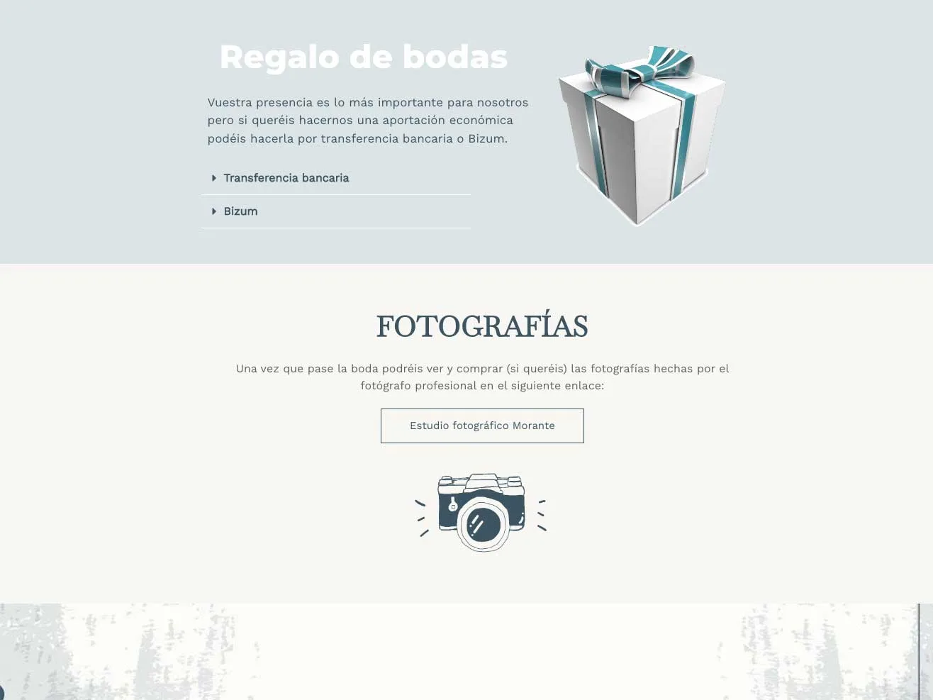 invitaciones boda invierno con enlace fotos