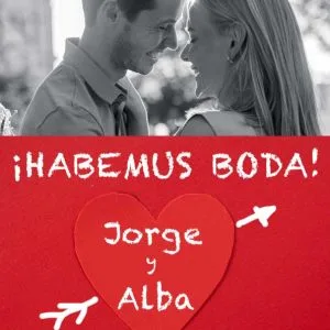 Tarjeta de boda digital habemus boda
