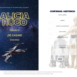 RSVP- Diseño Star wars