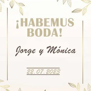 Tarjeta digital - Diseño gold