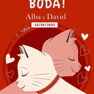 Tarjeta digital - Diseño cats