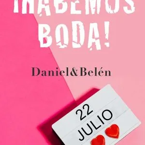 Tarjeta digital - Diseño pink