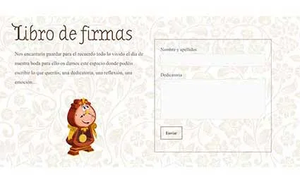 Invitación boda digital Bella y Bestia - Imagen 4