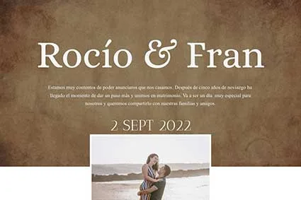 invitaciones de boda clasicas en formato digital para enlace nupcial