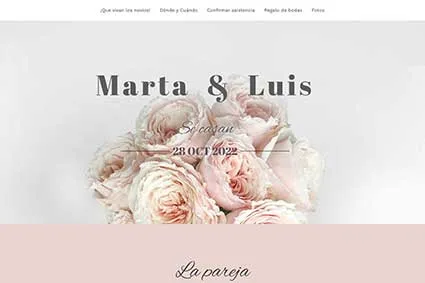 invitacion de boda clasica de estilo actual y elegante
