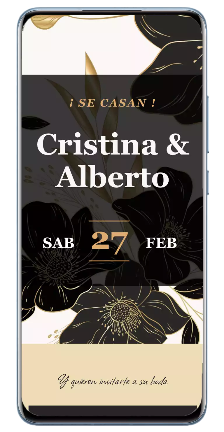 diseño bosona-invitación de boda digital