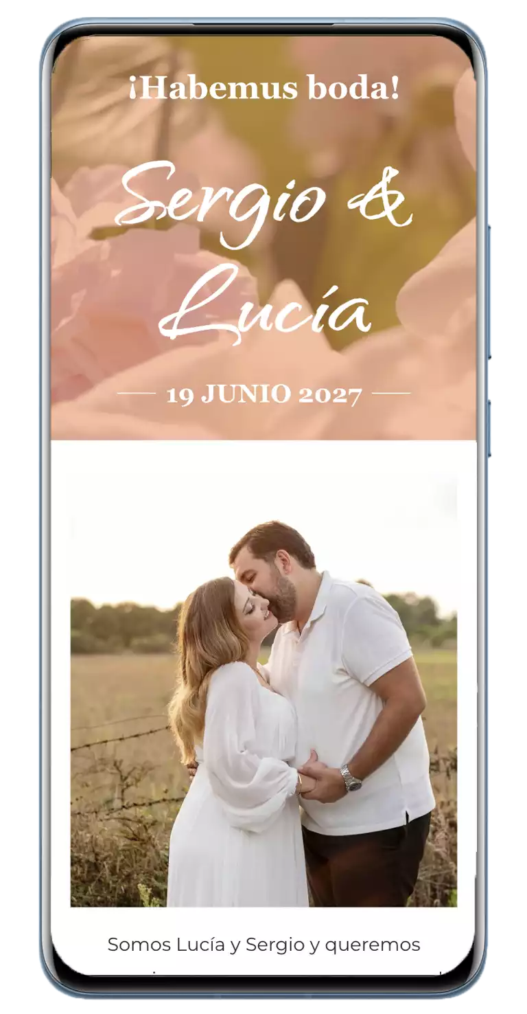 diseño canes-invitación de boda digital