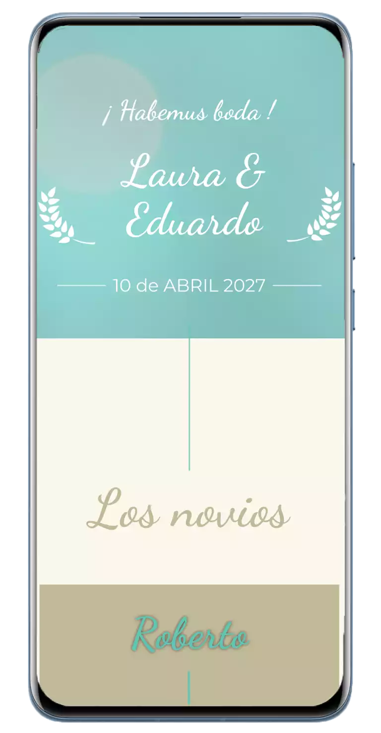 diseño petra-invitación de boda digital